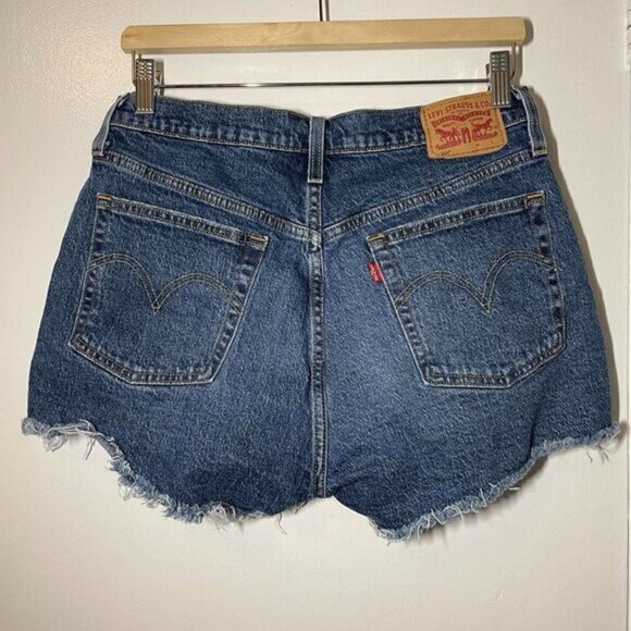 Levis 501 Original High-Rise Jean Shorts size 30 - Picture 4 of 6